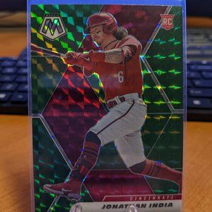 2021 Panini Mosaic - Jonathan India - Rookie - Green Prizm